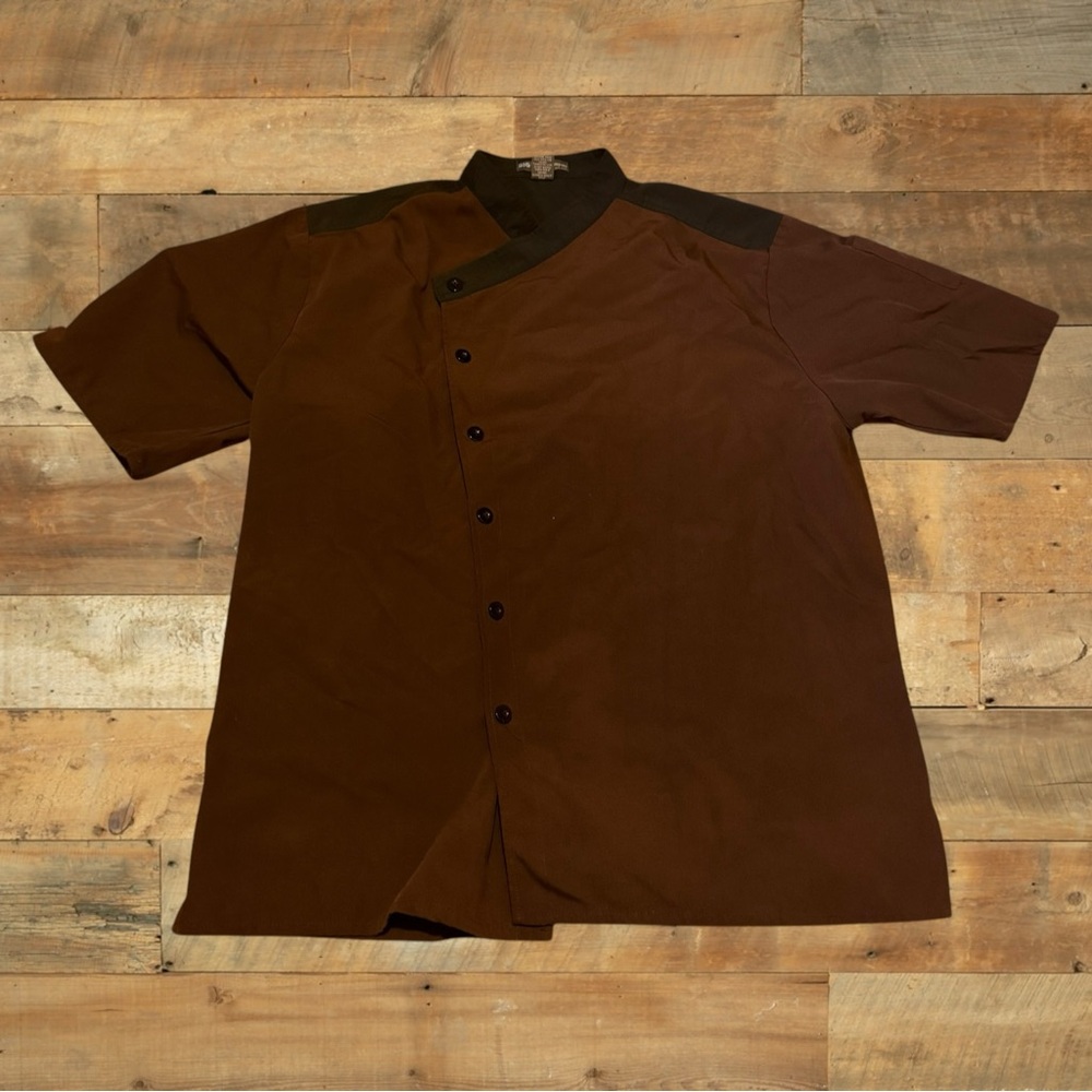 Lunds And Byerlys Chef Kitchen Worker Employee Shirt Smock Halloween Costume